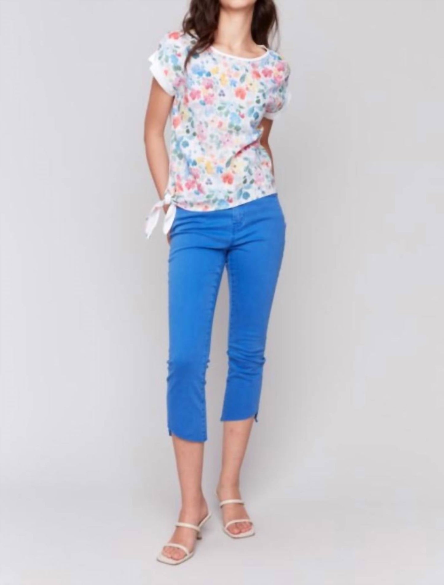 Charlie B - Side Knot Tie Top
