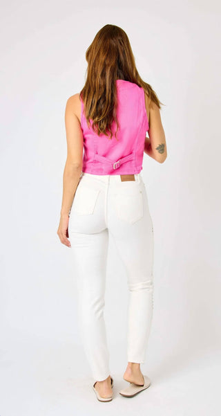 Judy Blue - Calça Jeans Trançada Lateral