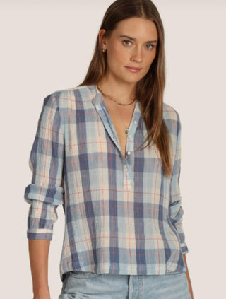 Dylan - Blusa xadrez perfeita para mulheres