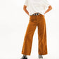 Askk Ny - Virginia High Rise Wide Leg Cord Pant