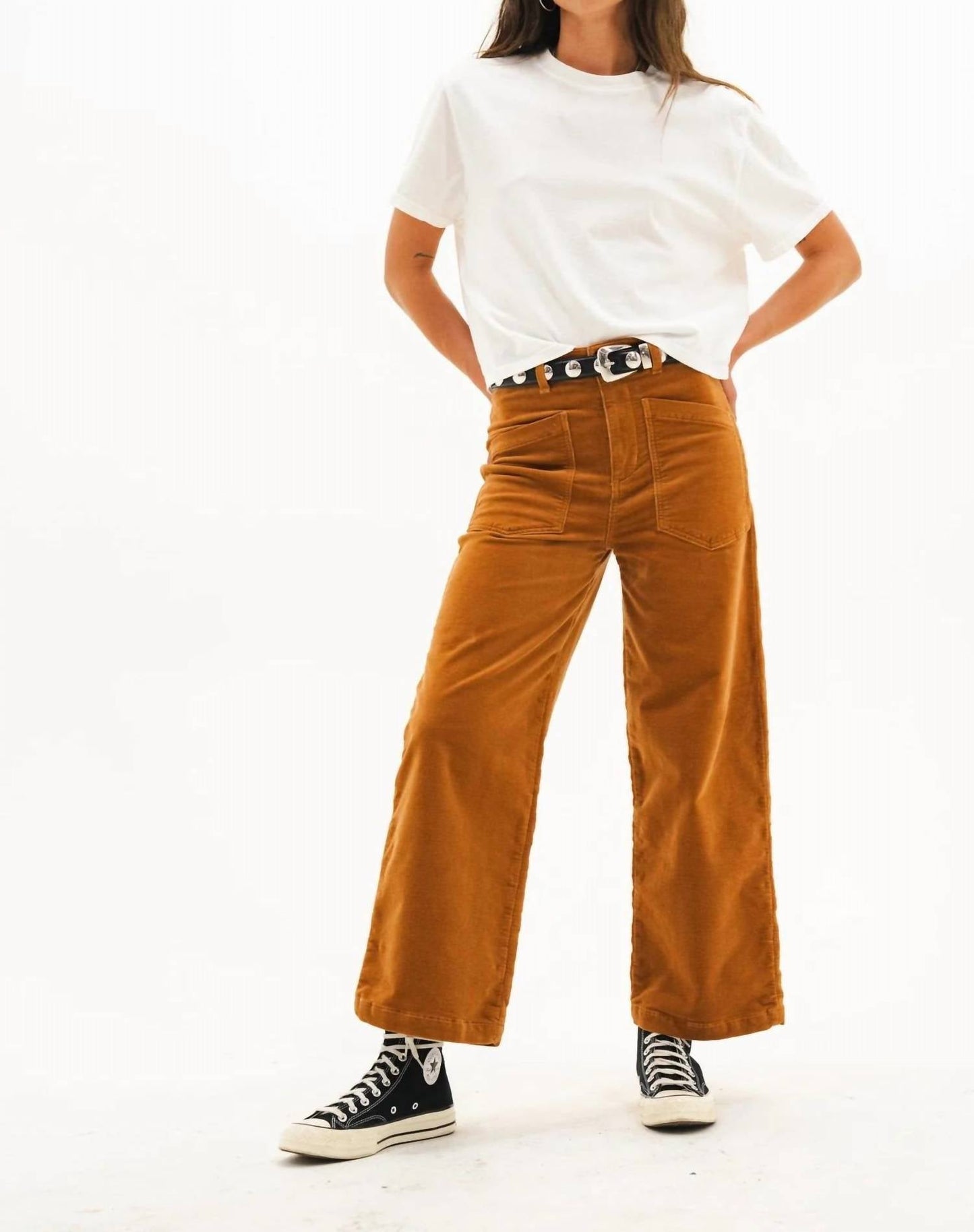 Askk Ny - Virginia High Rise Wide Leg Cord Pant