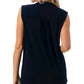 Ariella - Sleeveless V Neck Top With Tie Detailed Neck