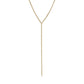 Eklexic - Thin Luciana Box Chain Lariat