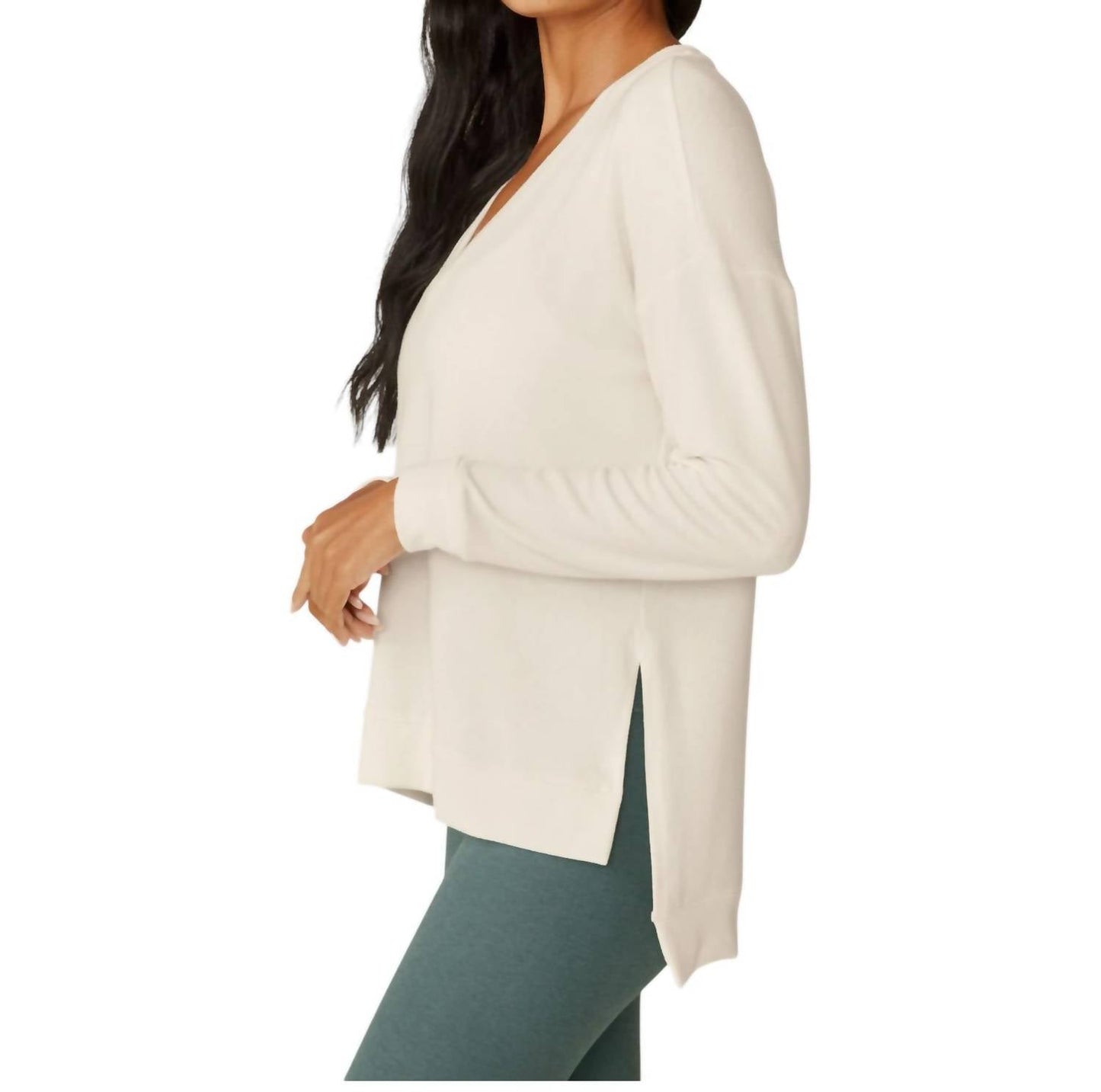Beyond Yoga - Long Weekend Lounge Pullover