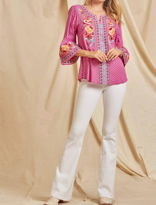 Andree By Unit - South Beach Embroidered Top