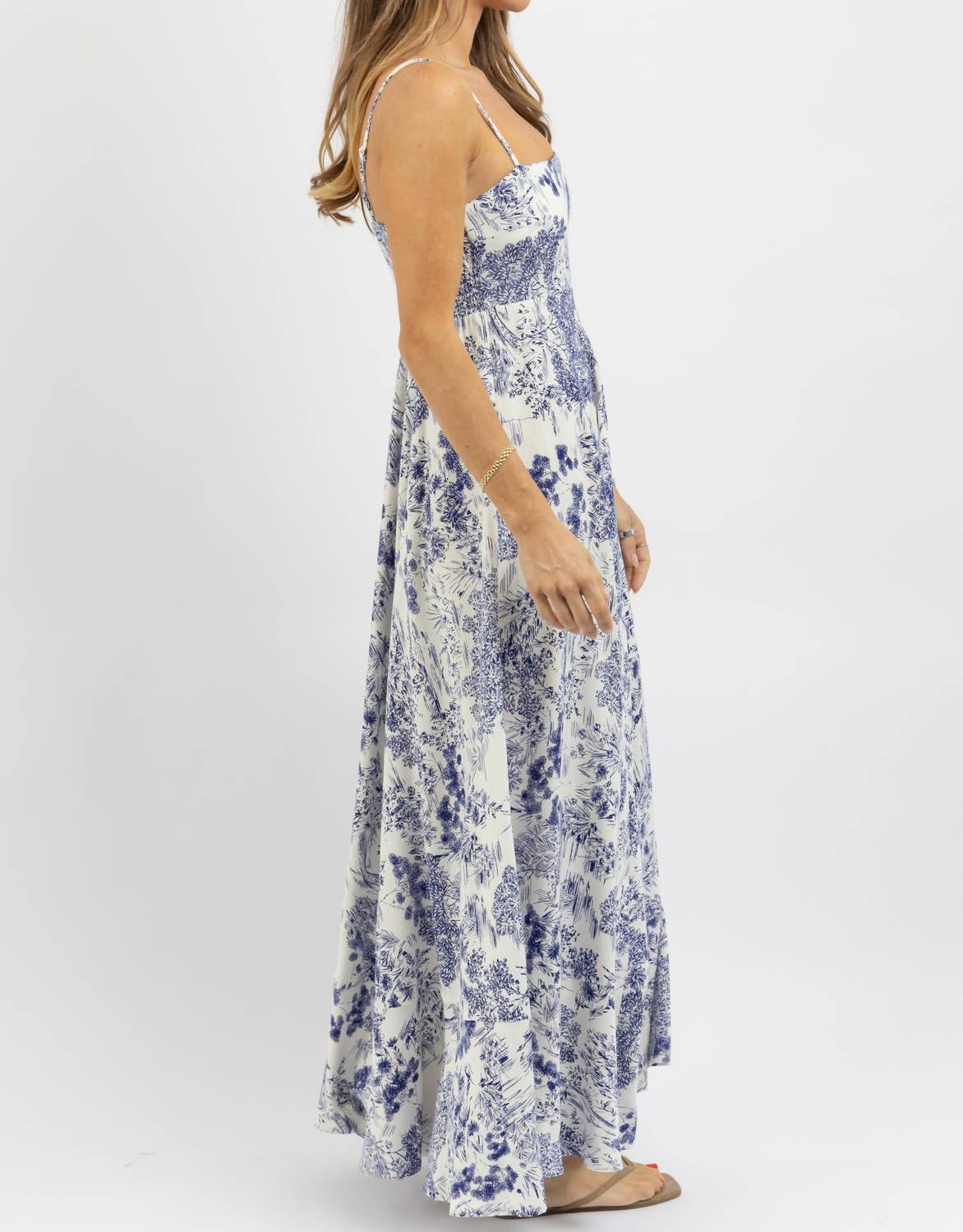 Olivaceous - Henny Floral Maxi Dress