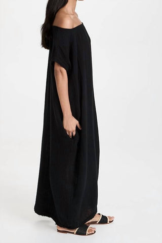 9Seed - Moonstone Gauze Off Shoulder Caftan