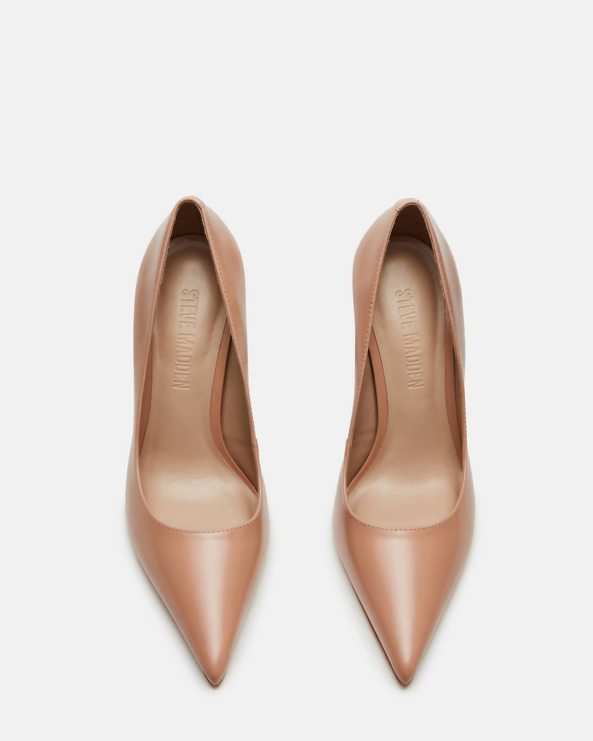 Steve Madden - Women's Noir Genuine Leather Hi Heel Point Toe Pumps