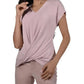 Frank Lyman - V-neck Cap Sleeve Top