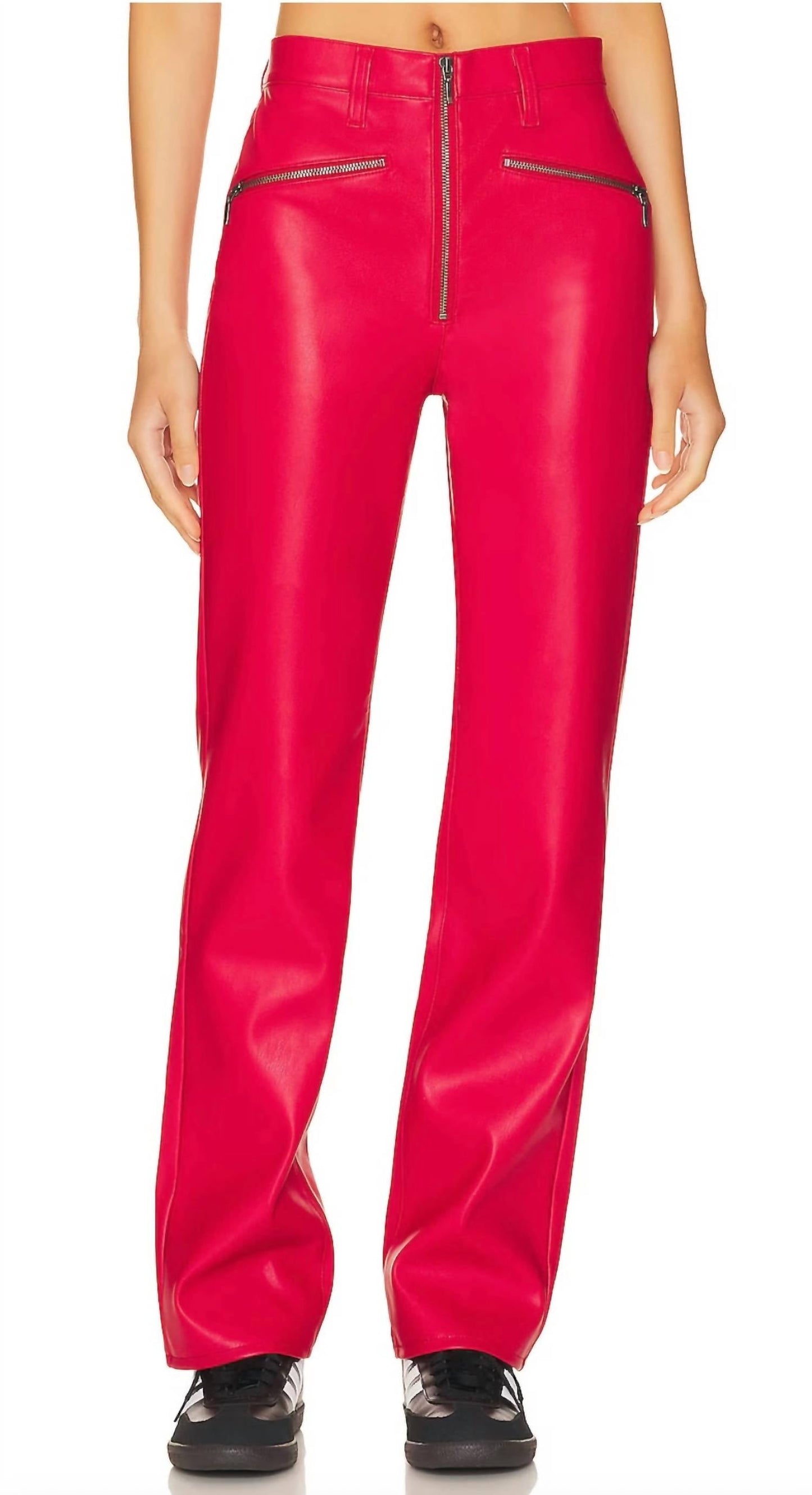 Pistola - Cassie Exposed Zipper Straight Pant