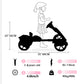 Electric Kids Pedal Go Kart With Adjustable Seat, Foldable Design