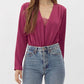 Adelyn Rae - Cassidy Pleated Bodysuit