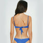 Gigizara - Abalone Shimmer Ribbon Tie-Back Top Eco Shimmer & Underwire Support