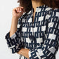 Joseph Ribkoff - Geometric Jacquard Blouse/Jacket
