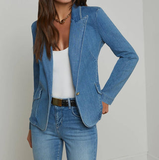 L'Agence - Baldwin Denim Blazer