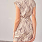 Do+Be - Printed Front Tie Dress