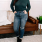 Judy Blue - Patch Things Up Destroyed Knee Boyfriend Jean