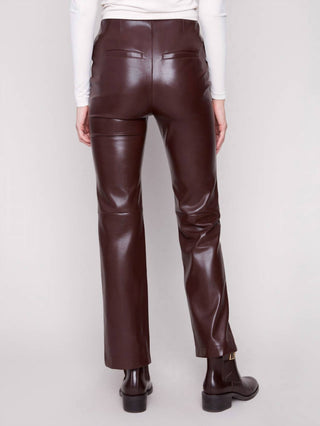 Charlie B - Faux Leather Pull-on Pants