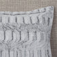 Full/Queen Back Print Long Fur Comforter Mini Set