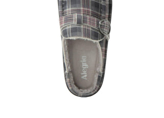 Alegria - Women's Brigid Plaid Leather Mules