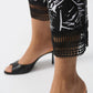 Joseph Ribkoff - Tropical Print Cropped Pants