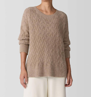 Eileen Fisher - Fringed Organic Cotton Crew Neck Top