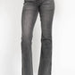 Judy Blue - Full Size Midi Rise Tummy Control Release Hem Flare Jeans