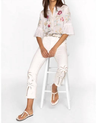 Johnny Was - A BOTA CROPPED BABY JEAN PARADISE PALMAS