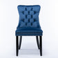 Nikki Collection Modern Tufted Velvet Upholstered Dining Chair Set of 2