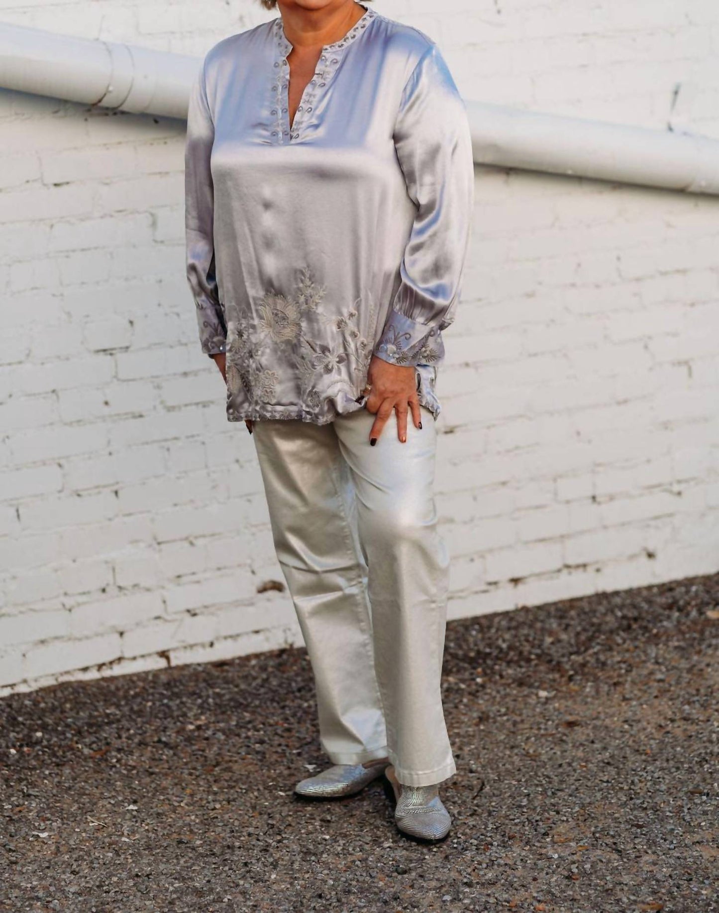 Johnny Was - Annalina Henley Voyager Tunic Top