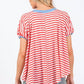Ces Femme - Weekend Wind Down Stripe Shift Top