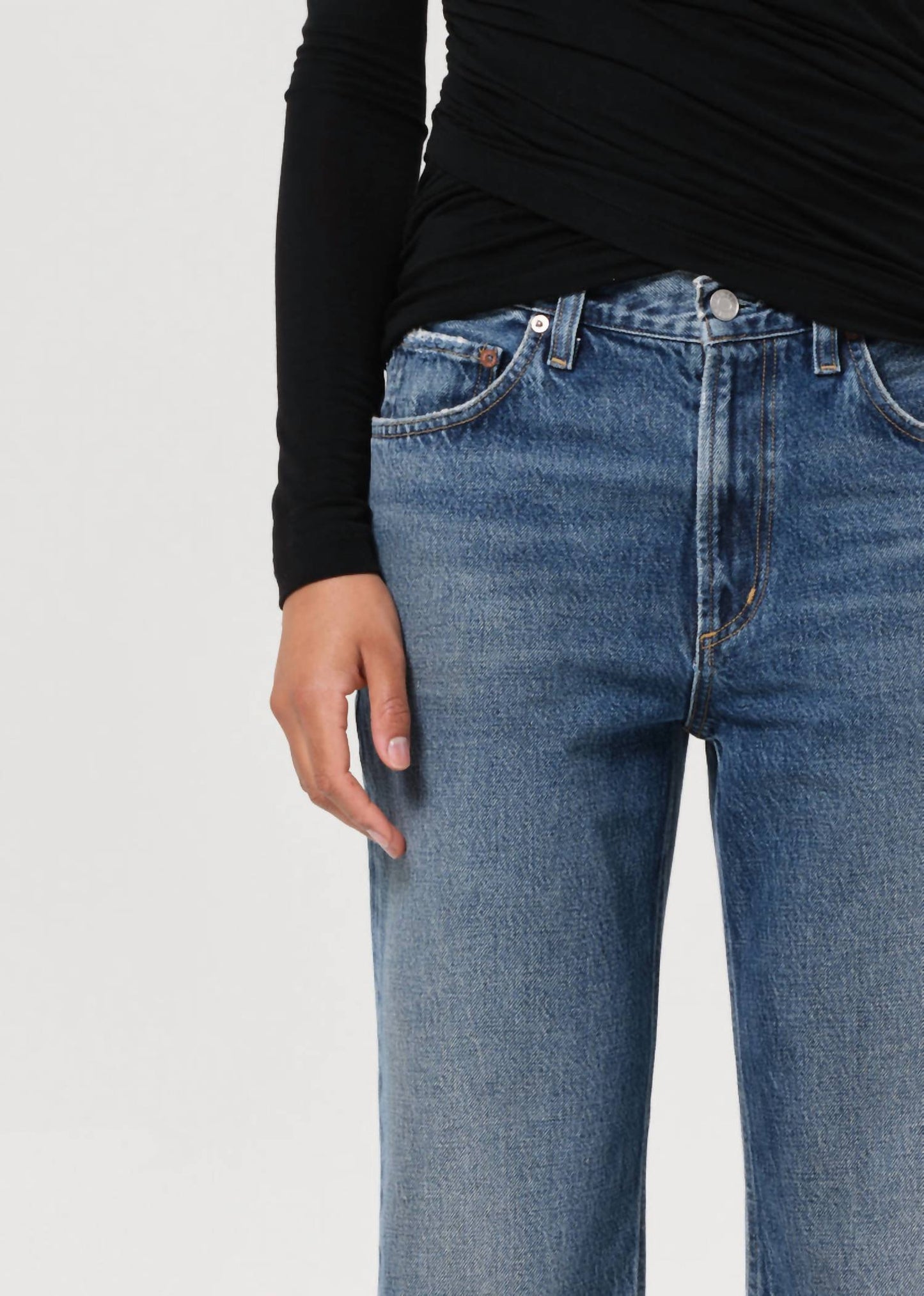 Agolde - Valen Mid Rise Vintage Straight Jeans