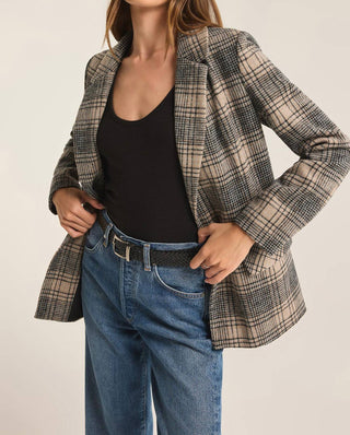 Z Supply - Blazer xadrez relaxado Kingston