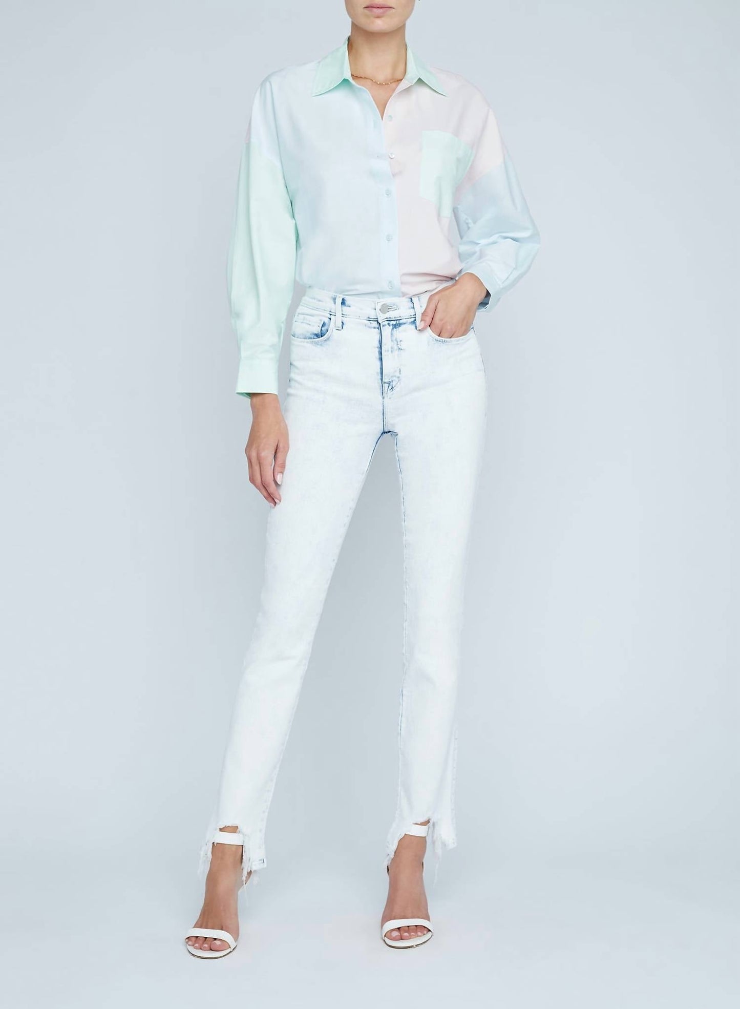 L'Agence - Harmon Slim Straight Jeans