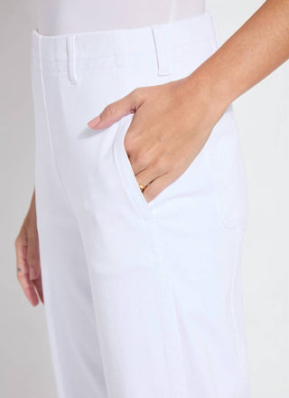 Lysse - Calça jeans curta Winslet com punho e cano alto feminina