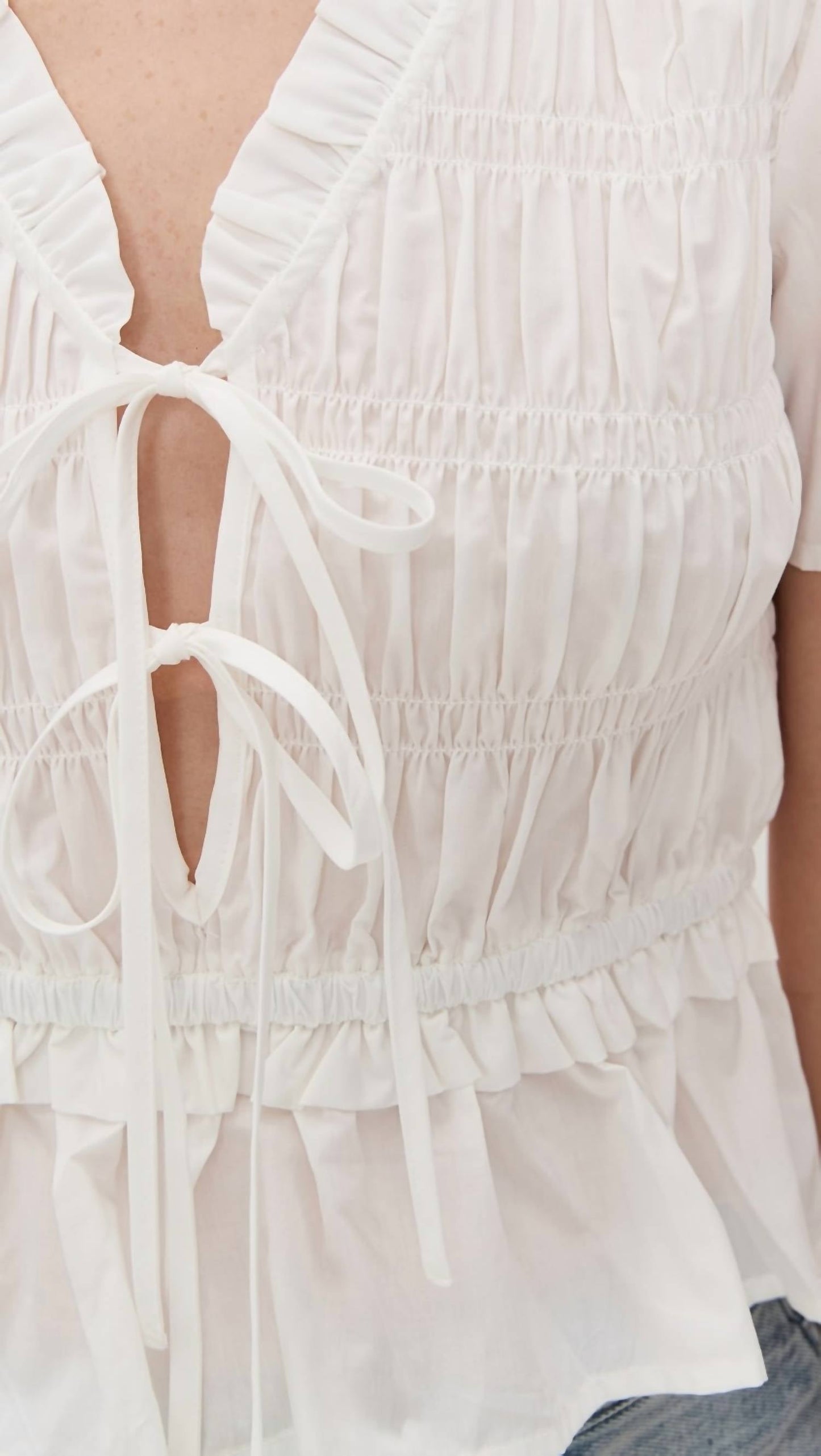 Rails - Portia Tie Front Top