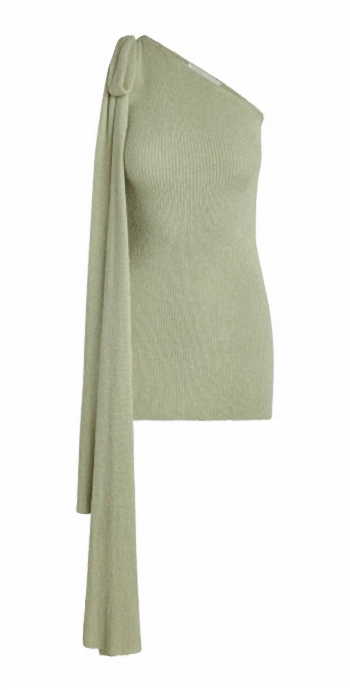 Aya Muse - Knit Linen Cotton Mini Dress