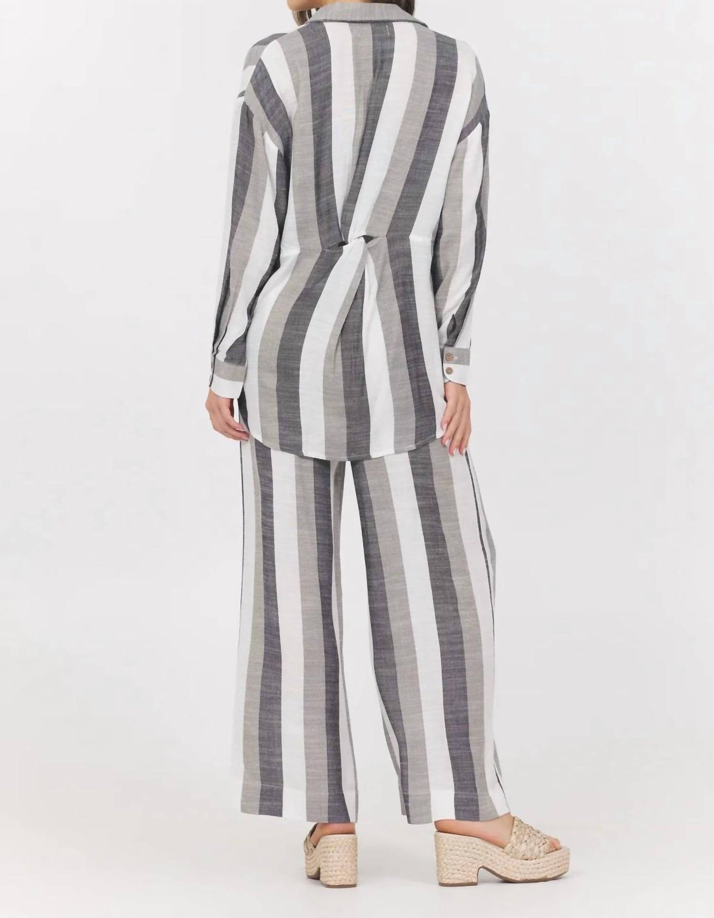 Vintage Havana - Metallic Button Shirt