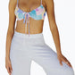 Soah - KYLIE RETRO RIBBED UNDERWIRE BIKINI TOP