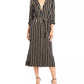 7 For All Mankind - Striped Midi Dress