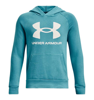 Under Armour - Moletom com capuz Rival Fleece Big Logo para meninos