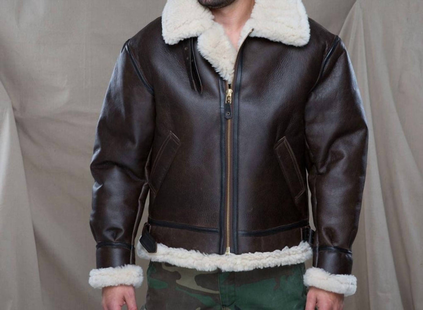 Cloud Nine - Mens Sheepskin Bomber Coat