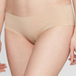 Roupa íntima feminina Auden Invisible Edge Cheeky em bege perolado, tamanho G