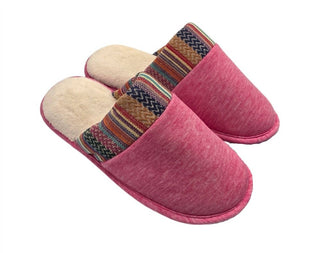 Isotoner - Chinelos femininos Evie em jersey mesclado
