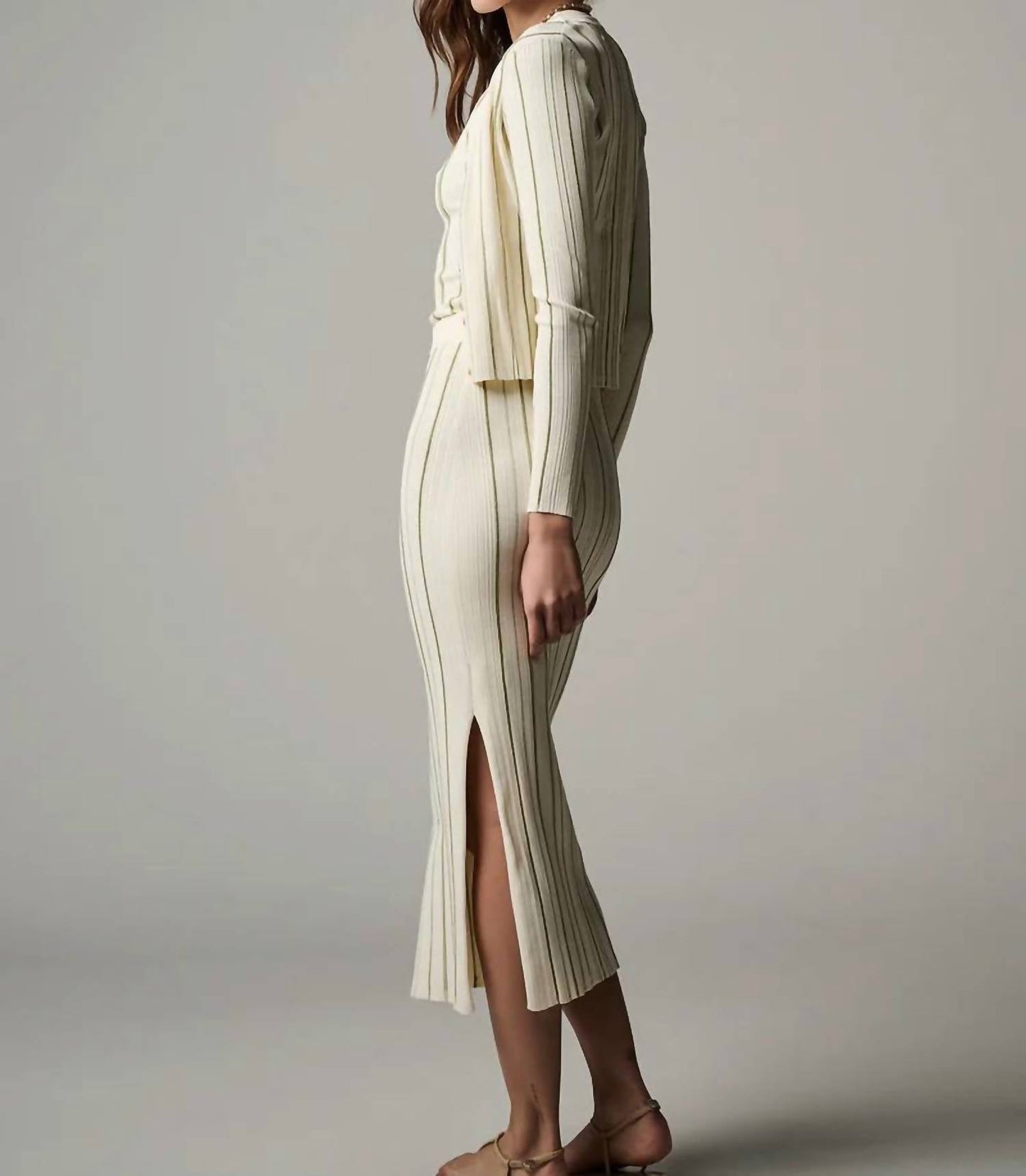 Hevron - Pearl Long Sleeve Cardigan