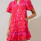 Sugarlips - Blevin Ikat Celeste Mini Dress
