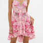Camilla - Button Front Strappy Frill Dress