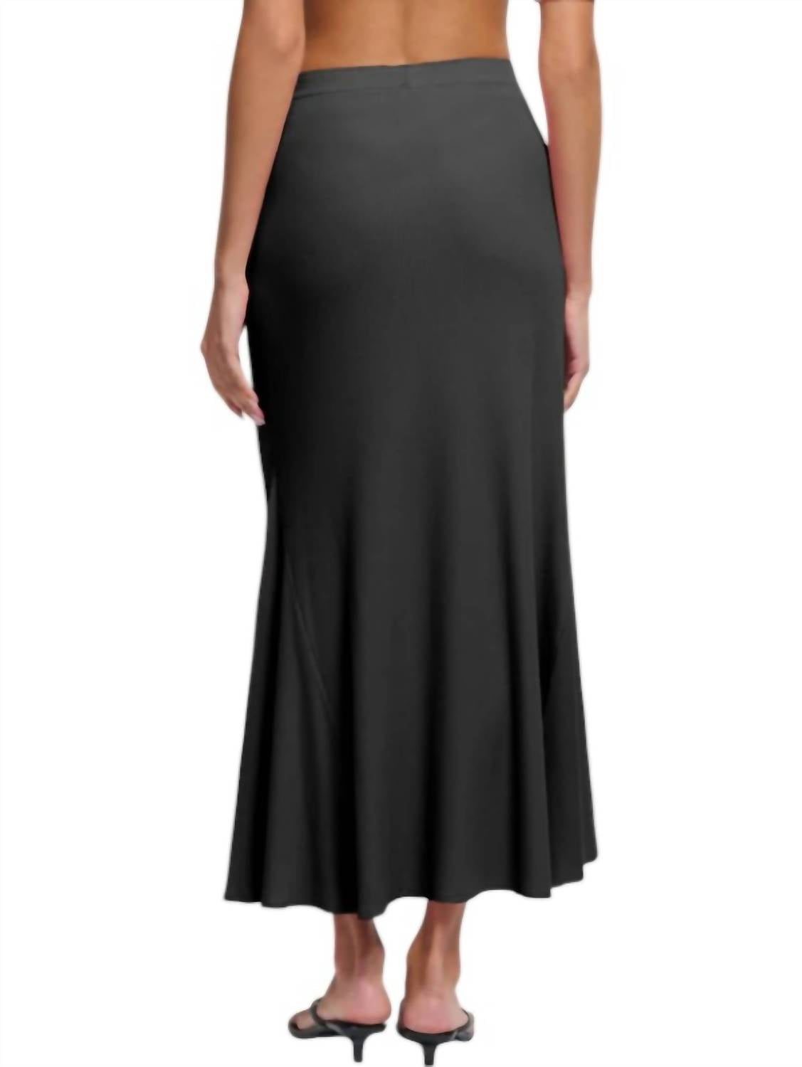 Nation Ltd - Melani Ribbed Long Skirt