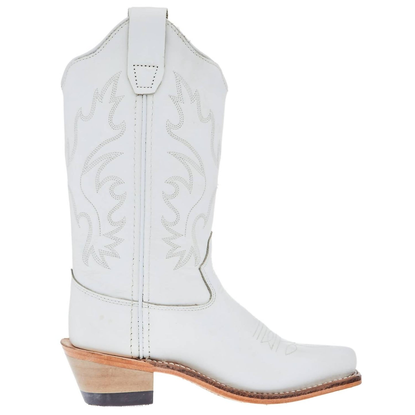 Old West - Kids Girl's Snip Toe Leather Boots