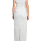 Adrianna Papell - Off-shoulder Sequined Beaded Column Mesh Gown